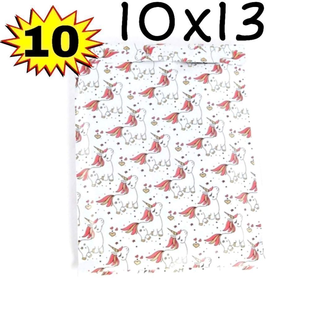 8/$20 Unicorn Polymailers 10ct 10x13 Poly Mailer Bags Self Seal